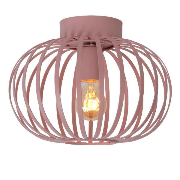 Lucide MERLINA - Plafonnière Kinderkamer - Ø 30 cm - 1xE27 - Roze - detail 1